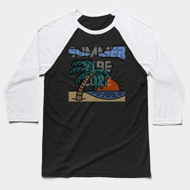 summer vibe 2022 Baseball T-Shirt by Wisha